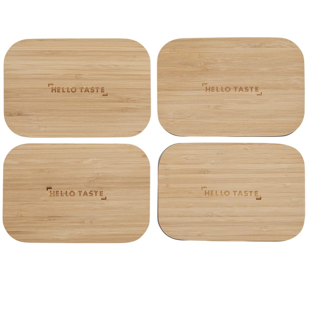 Bamboo Fiber Lunch Box with Cutting Board Lid - 1033-93 Gray