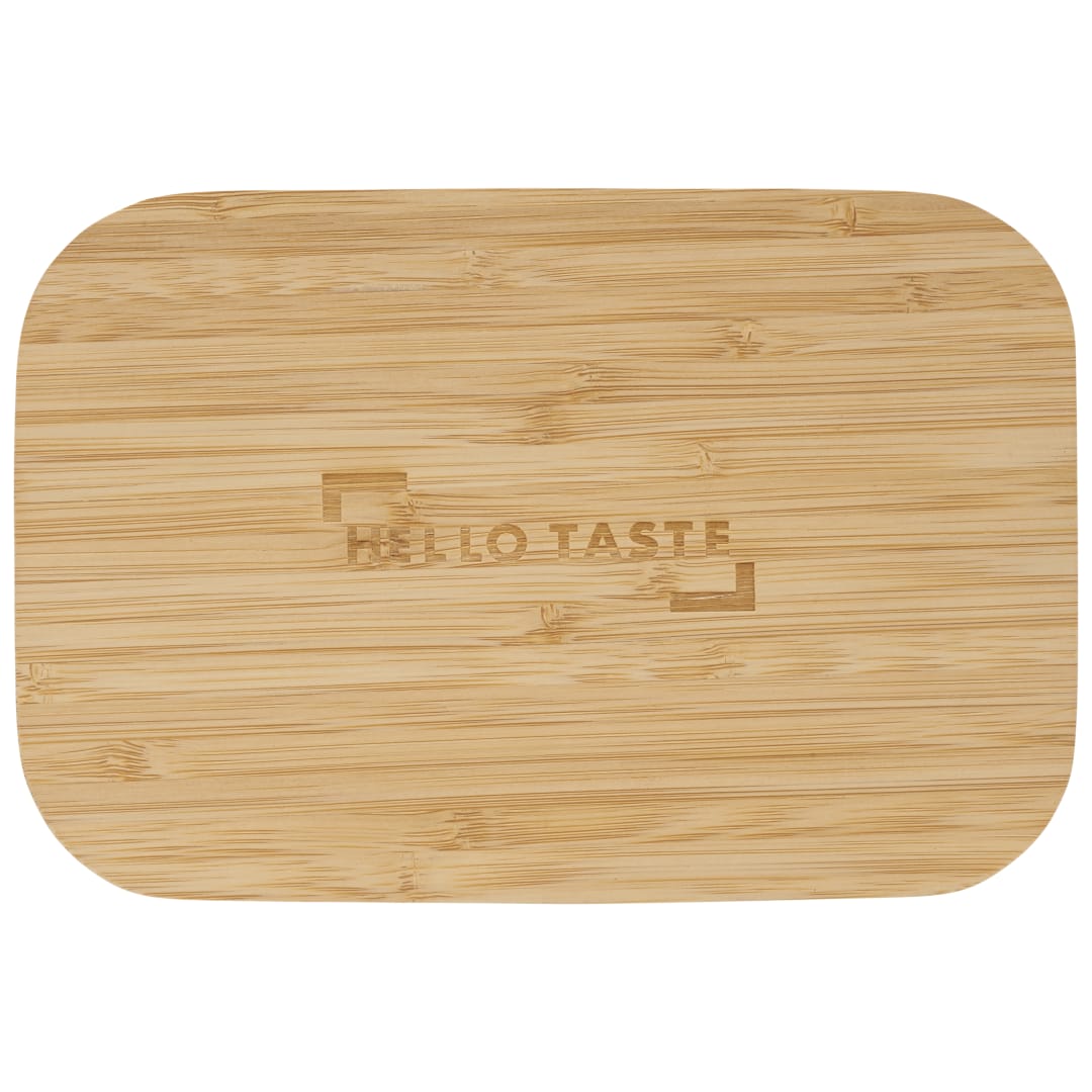 Bamboo Fiber Lunch Box with Cutting Board Lid - 1033-93 Tan