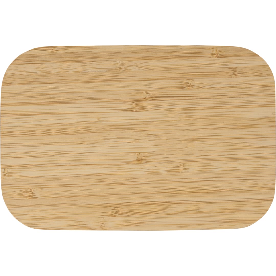 Bamboo Fiber Lunch Box with Cutting Board Lid - 1033-93 Gray