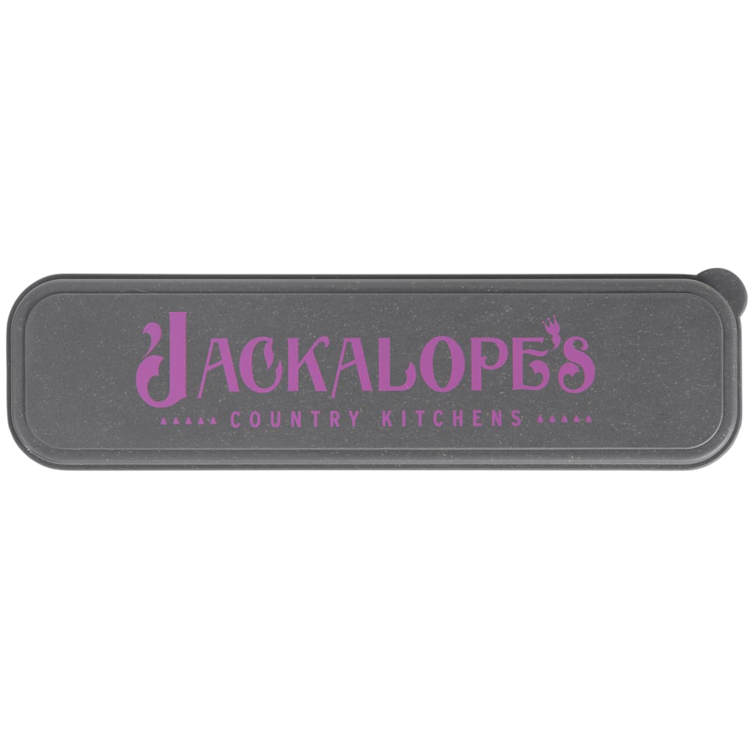 Bamboo Fiber Cutlery Set - 1033-94 Black