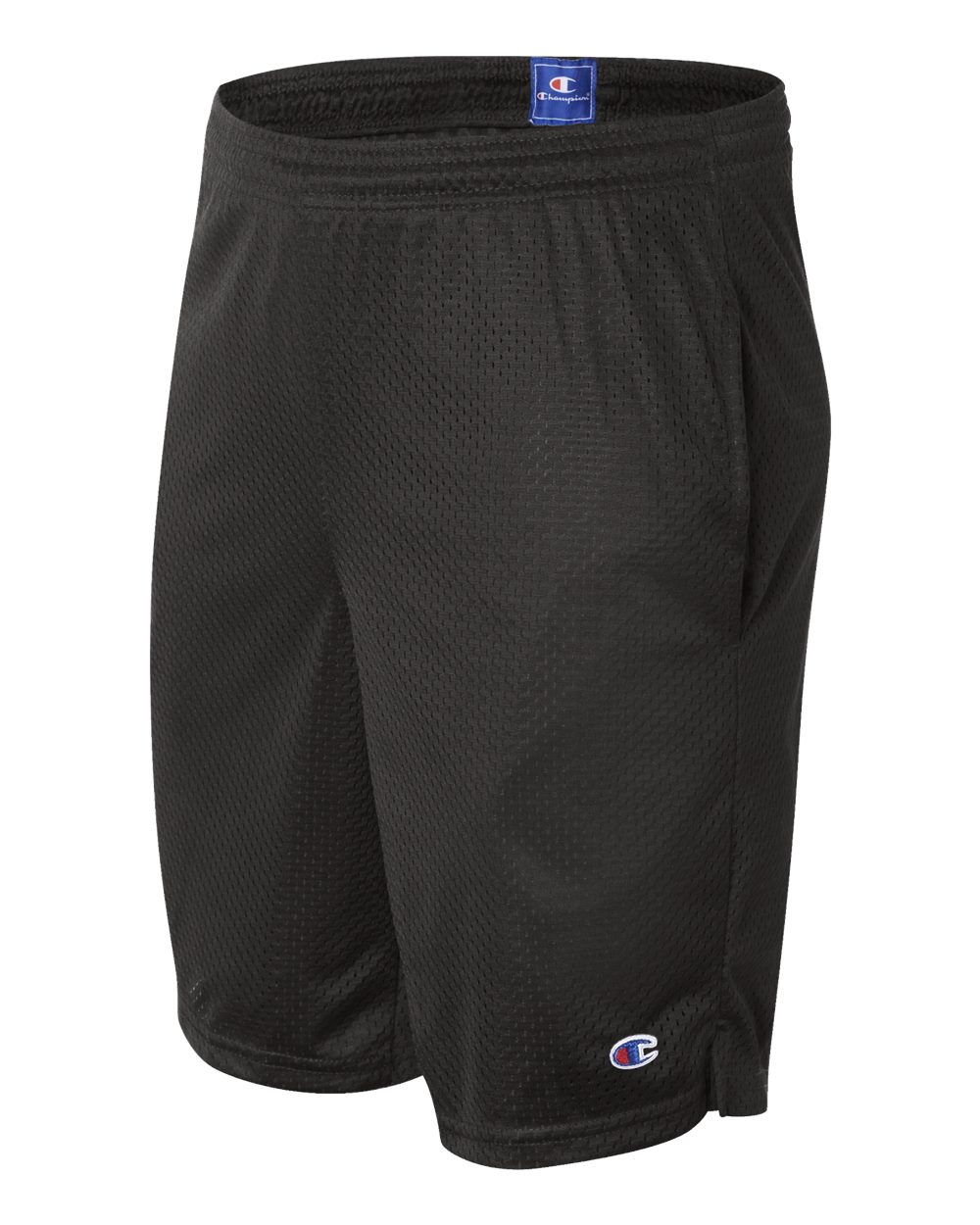 Champion Unisex Polyester Mesh 9" Shorts with Pockets - S162 Black