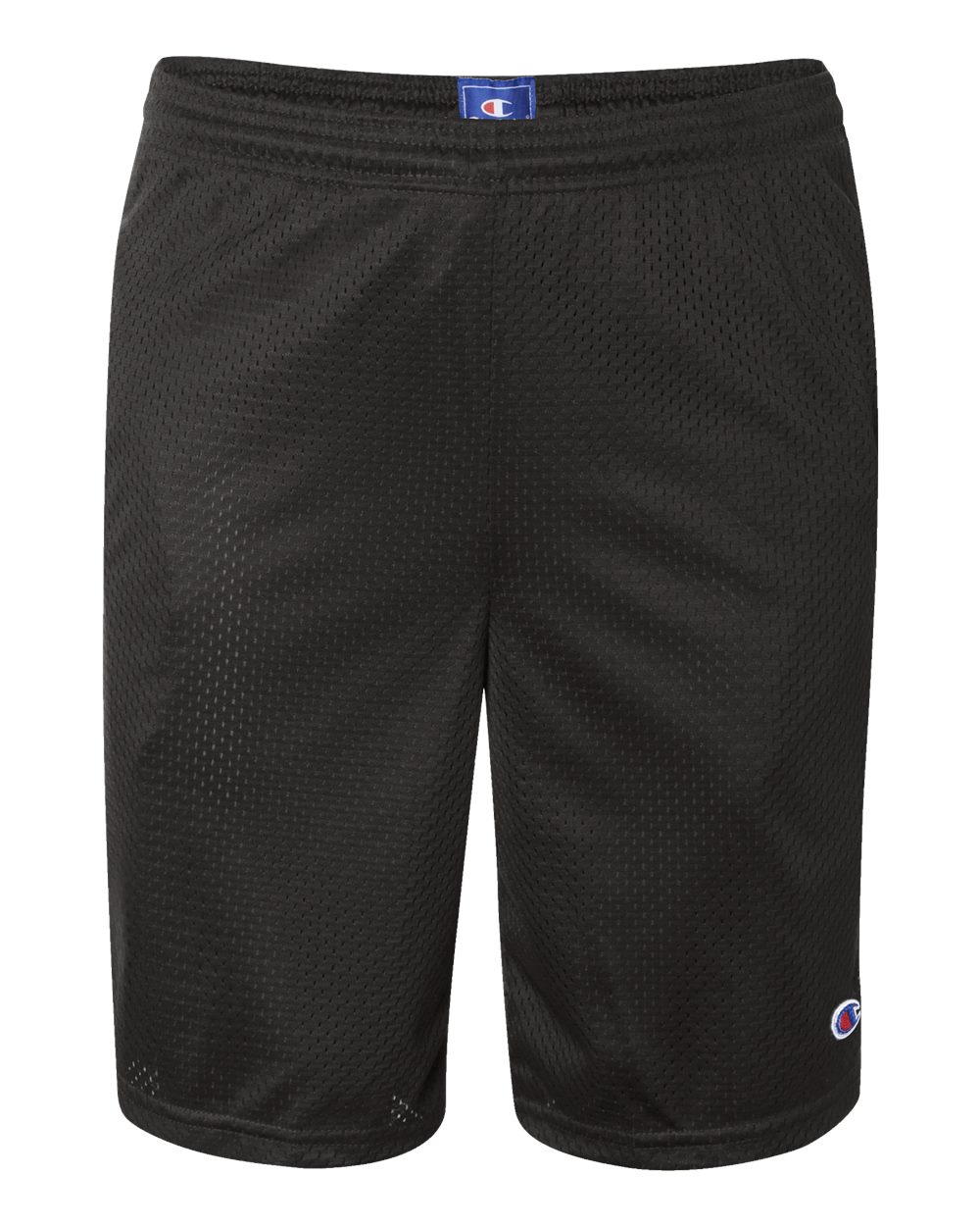 Champion Unisex Polyester Mesh 9" Shorts with Pockets - S162 Black
