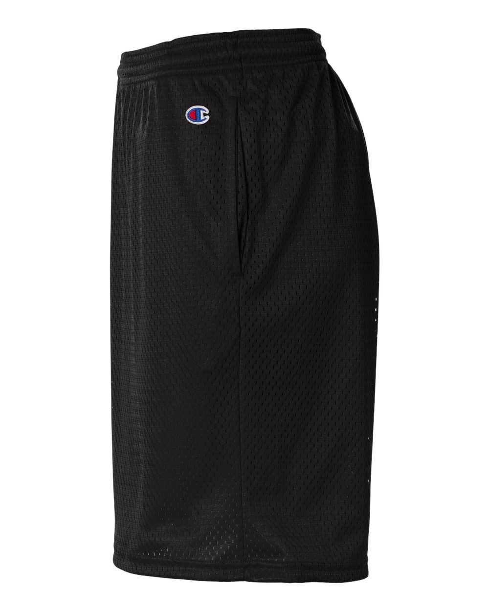 Champion Unisex 9" Mesh Shorts with Pockets - S162 Black