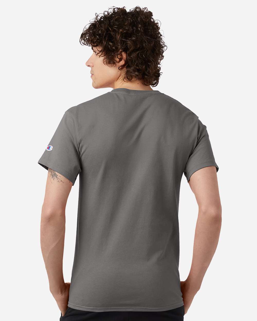 Champion Unisex Classic T-Shirt - T425 Stone Grey