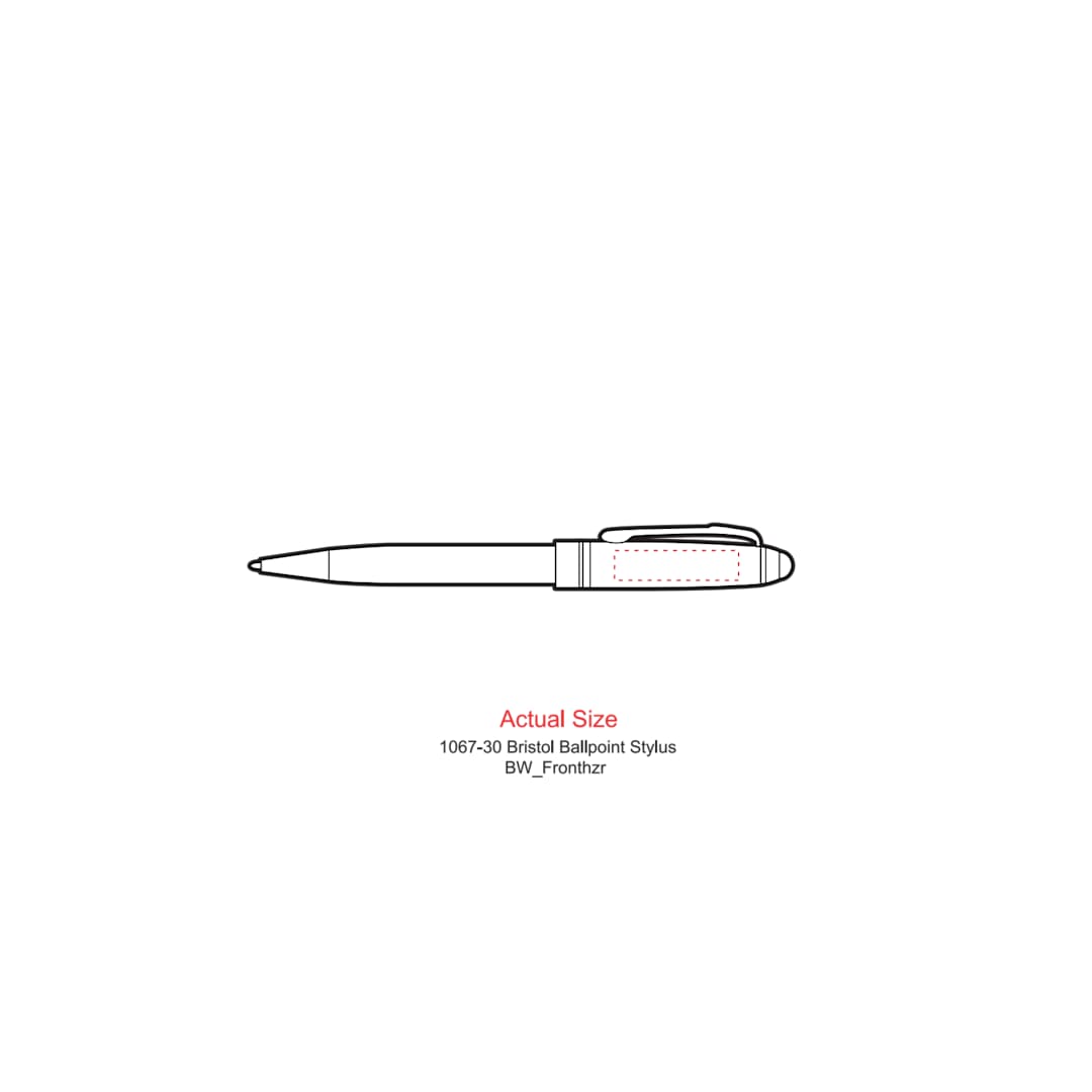 Bristol Ballpoint Stylus - 1067-30 Silver