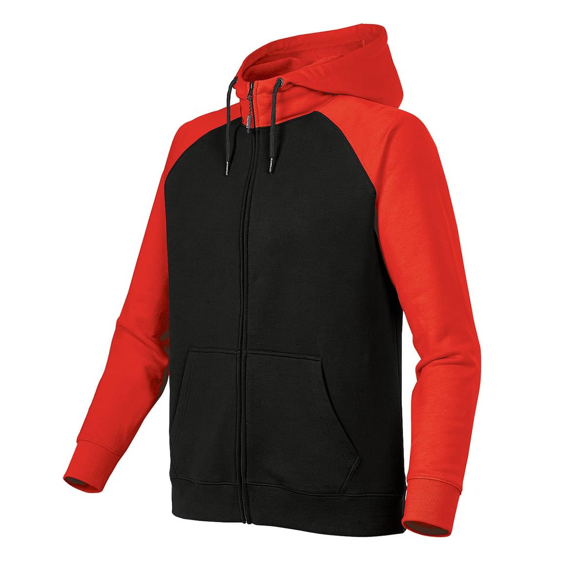 Stormtech Stormtech Men's Omega Zip Hoody - CFZ-5 BLACK- BRIGHT RED