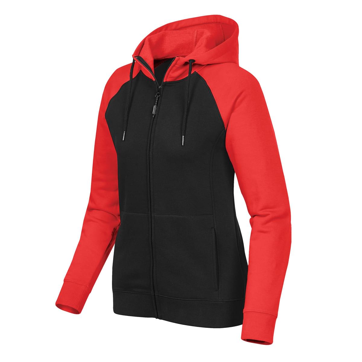 Stormtech Stormtech Women's Omega Zip Hoody - CFZ-5W BLACK- BRIGHT RED