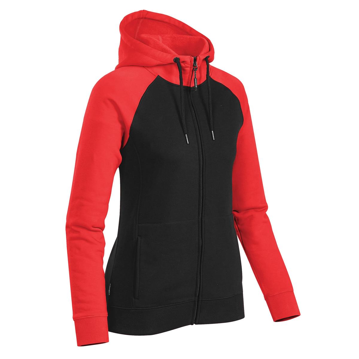 Stormtech Stormtech Women's Omega Zip Hoody - CFZ-5W BLACK- BRIGHT RED