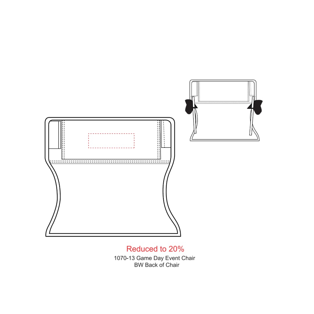 Game Day Event Chair (300lb Capacity) - 1070-13 Black