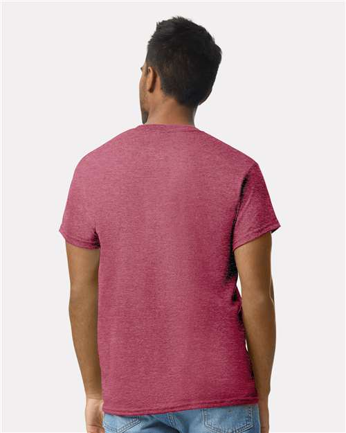 Gildan Unisex Ultra Cotton® T-Shirt - 2000 Heather Cardinal
