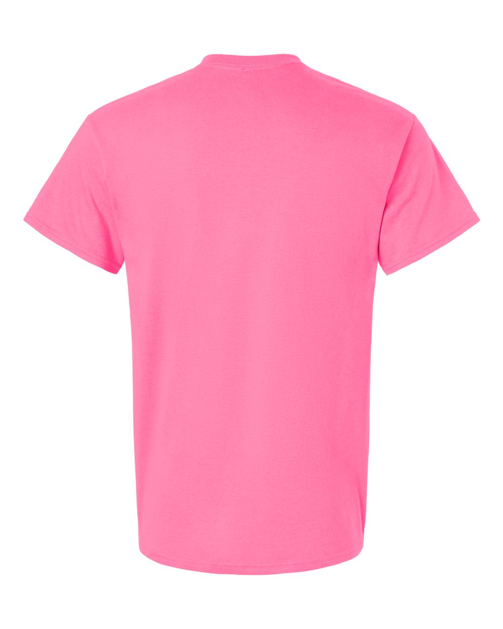Gildan Unisex Ultra Cotton® T-Shirt - 2000 Safety Pink