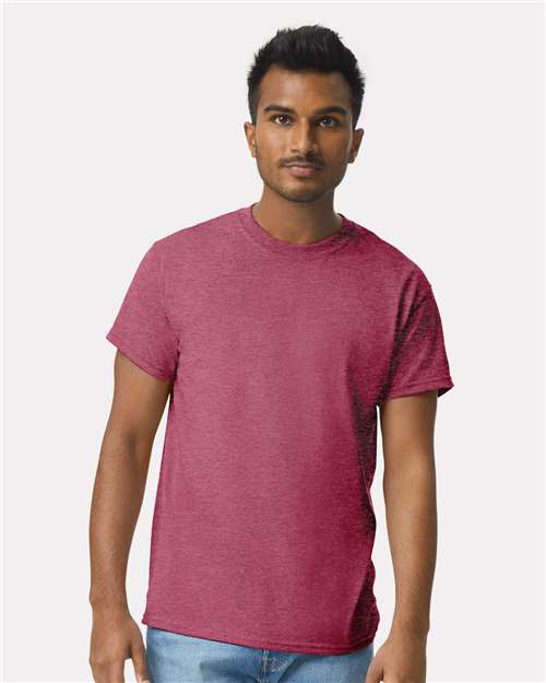 Gildan Unisex Ultra Cotton® T-Shirt - 2000 Heather Cardinal