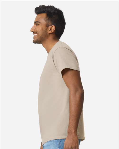 Gildan Unisex Ultra Cotton® T-Shirt - 2000 Sand
