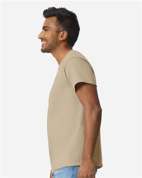 Gildan Unisex Ultra Cotton® T-Shirt - 2000 Tan