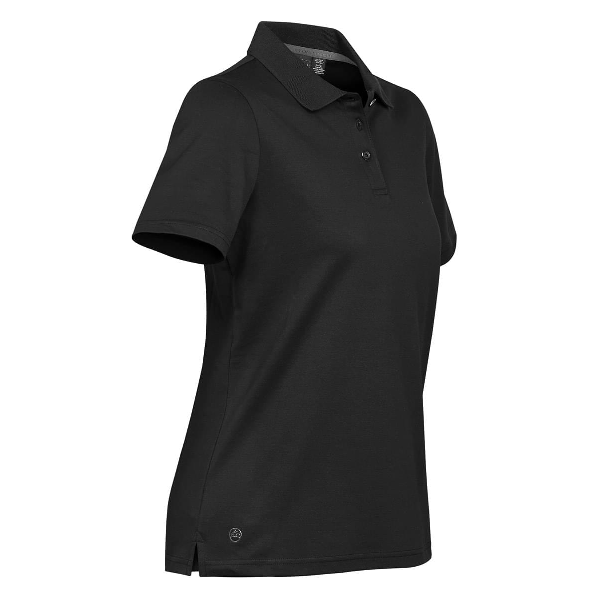 Stormtech Stormtech Women's Oasis Liquid Cotton Polo - CTP-1W BLACK