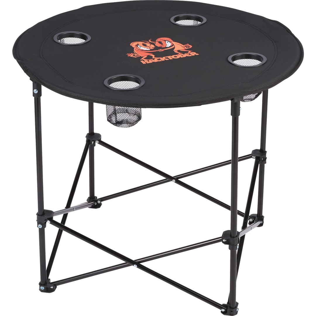 Game Day Folding Table (4 person) - 1070-81 Black