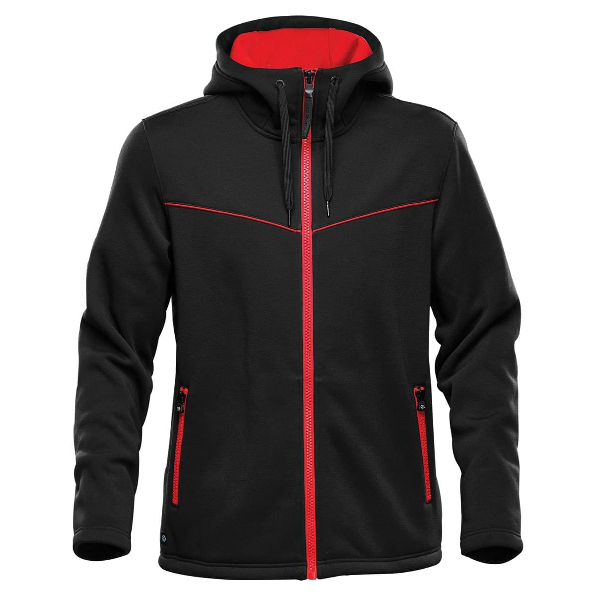 Stormtech Stormtech Men's Logan Performance Hoody - FH-3 BLACK- BRIGHT RED
