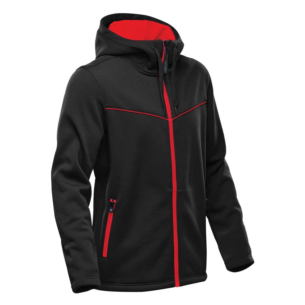Stormtech Stormtech Men's Logan Performance Hoody - FH-3 BLACK- BRIGHT RED