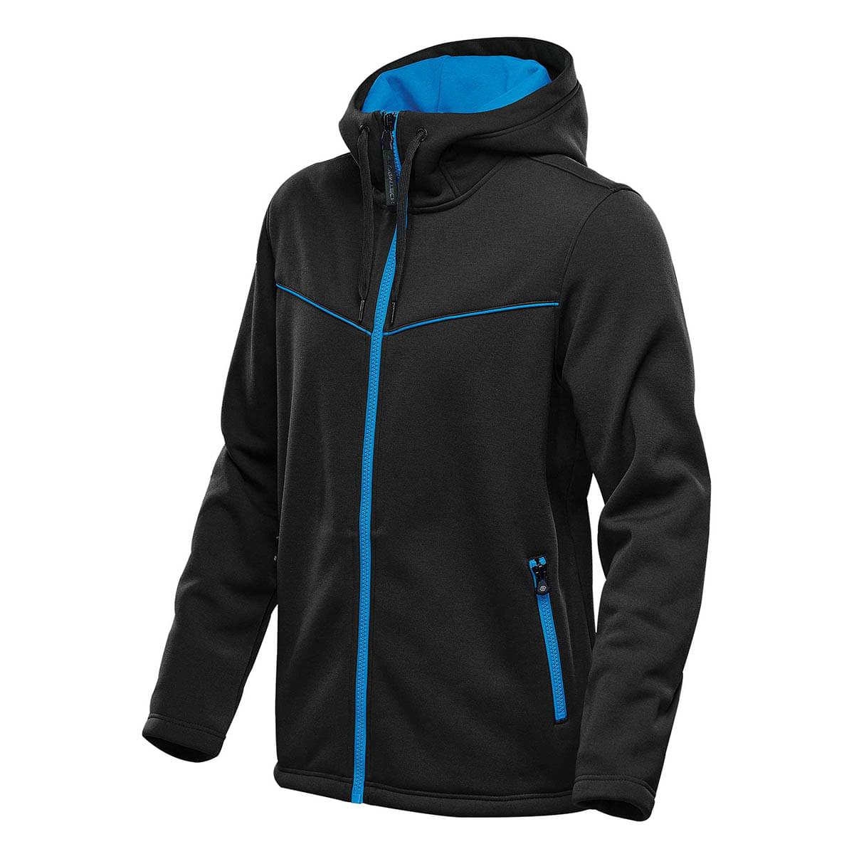Stormtech Stormtech Men's Logan Performance Hoody - FH-3 BLACK- AZURE BLUE