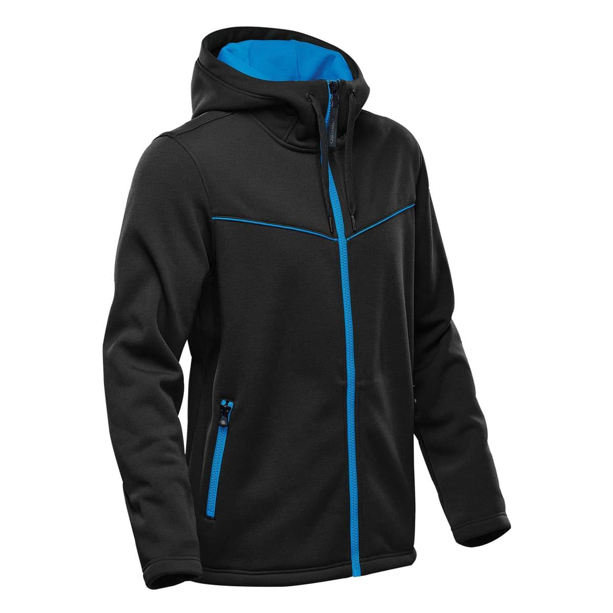 Stormtech Stormtech Men's Logan Performance Hoody - FH-3 BLACK- AZURE BLUE