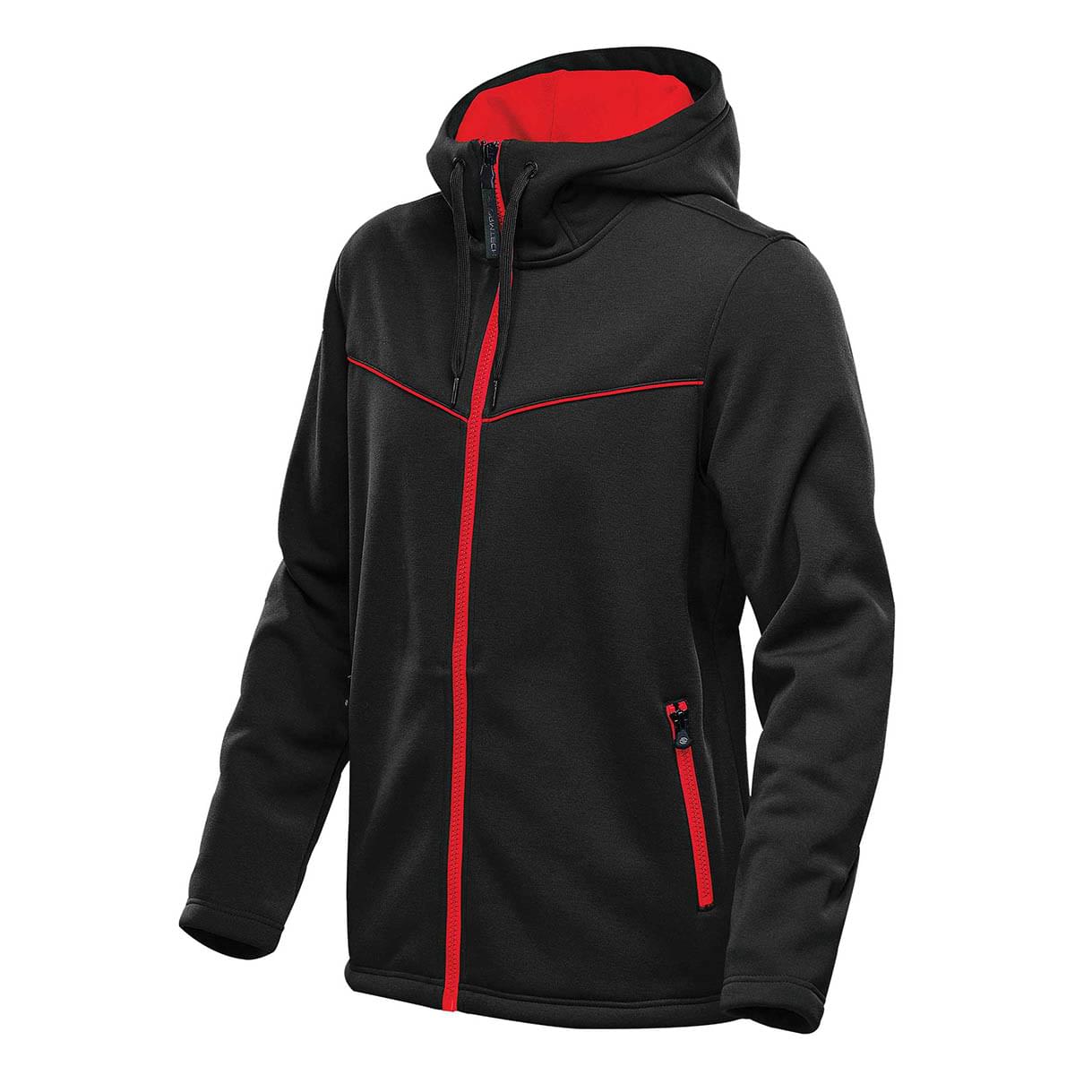 Stormtech Stormtech Men's Logan Performance Hoody - FH-3 BLACK- BRIGHT RED