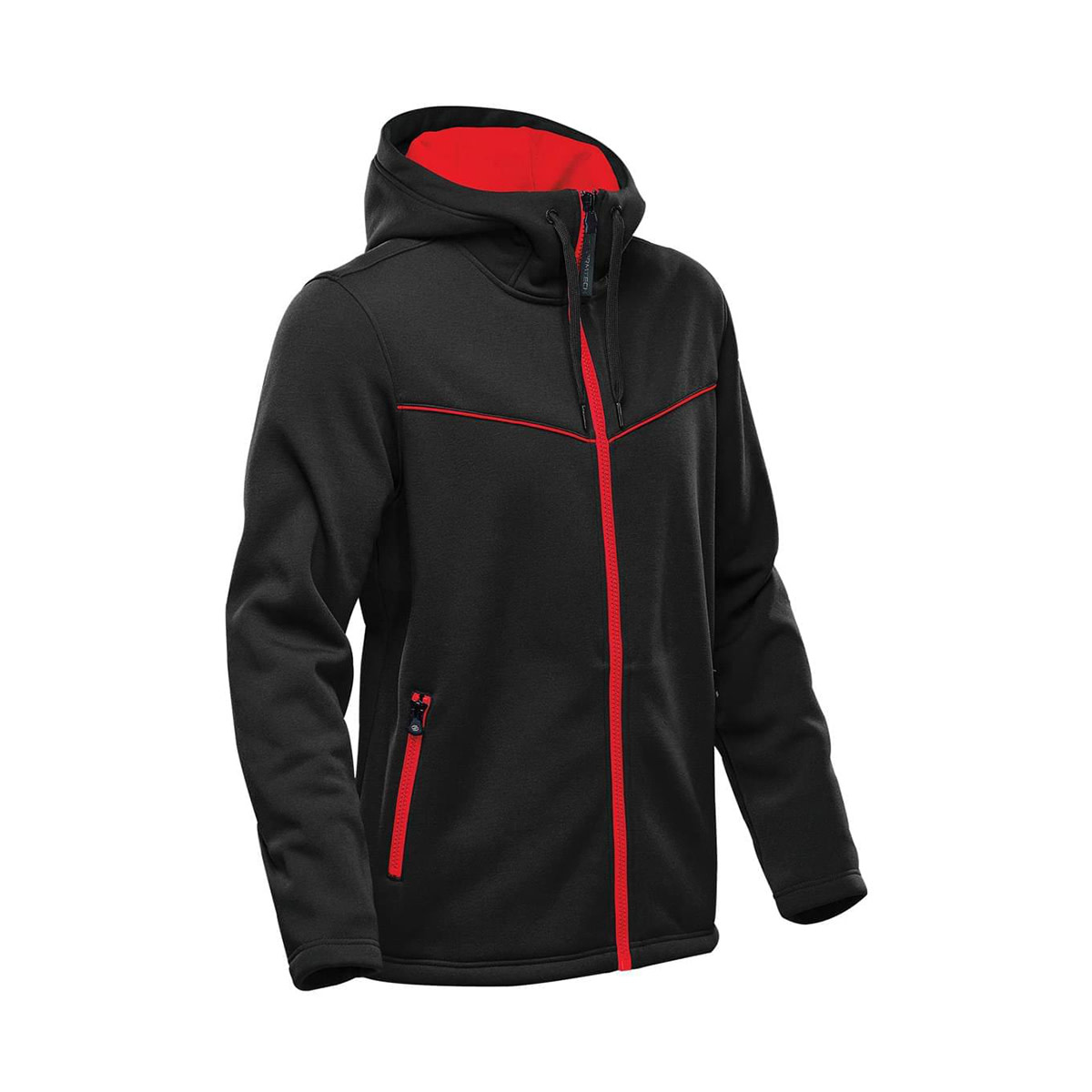 Stormtech Stormtech Men's Logan Performance Hoody - FH-3 BLACK- BRIGHT RED