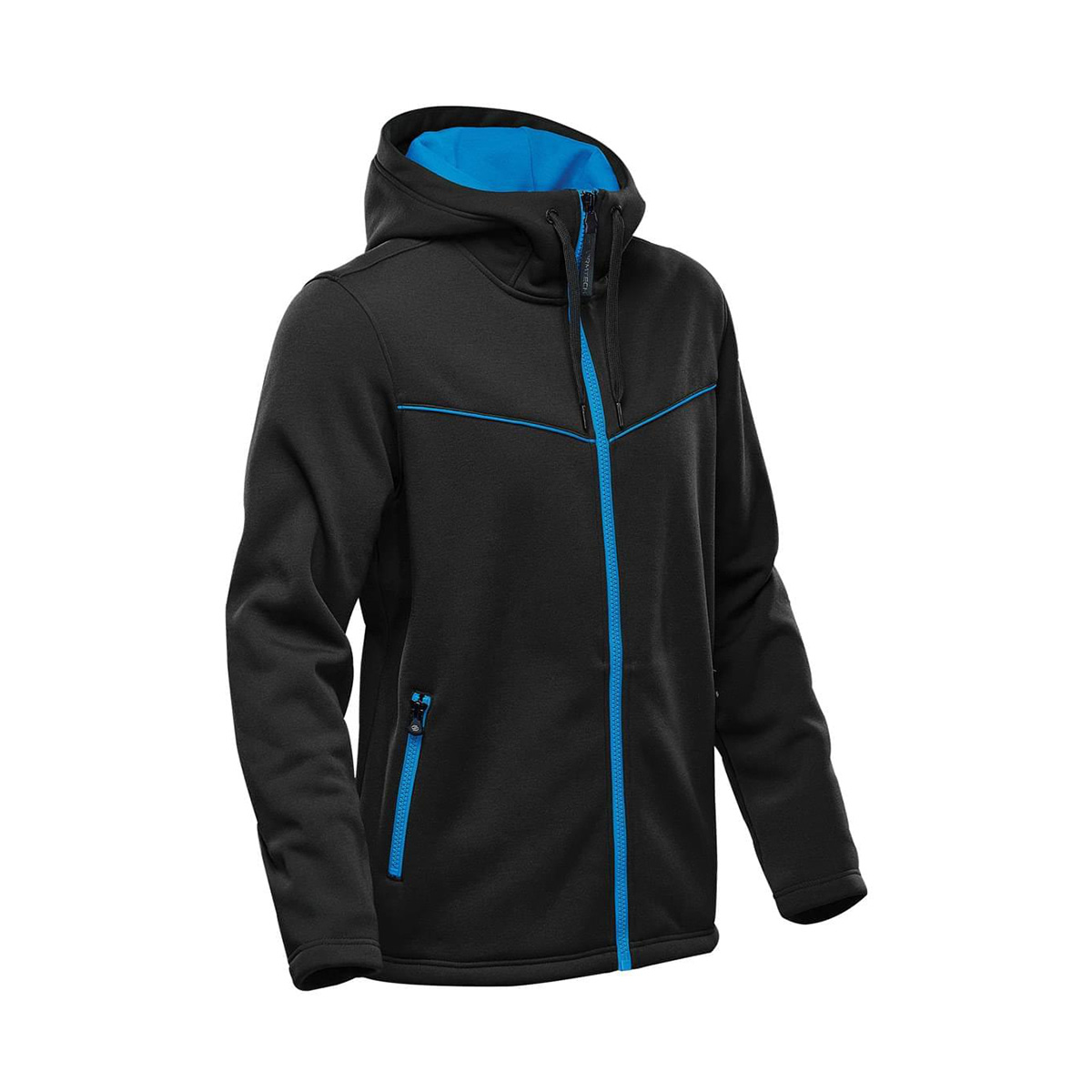 Stormtech Stormtech Men's Logan Performance Hoody - FH-3 BLACK- AZURE BLUE