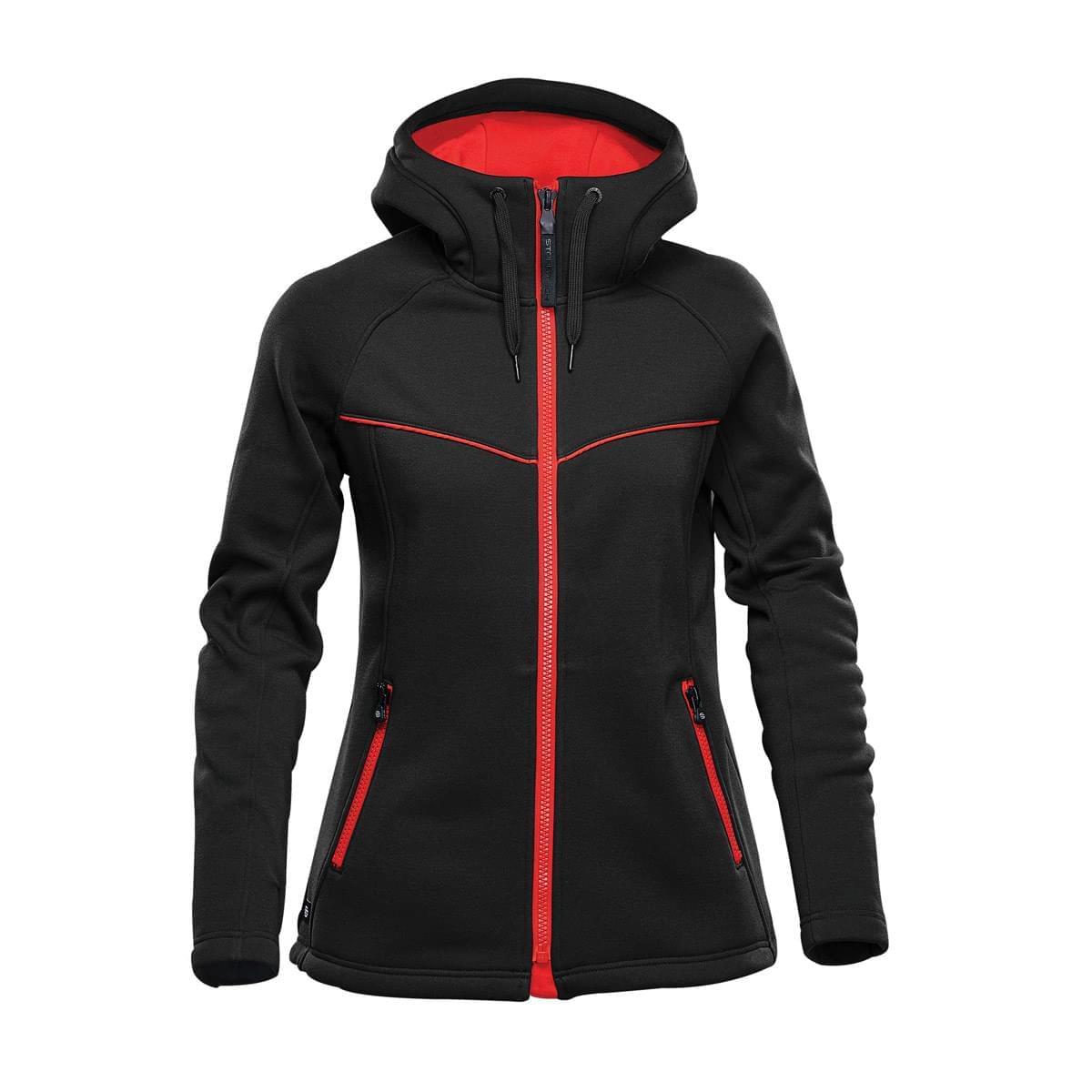 Stormtech Stormtech Women's Logan Performance Hoody - FH-3W BLACK- BRIGHT RED