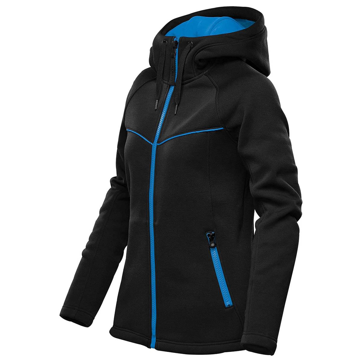 Stormtech Stormtech Women's Logan Performance Hoody - FH-3W BLACK- AZURE BLUE
