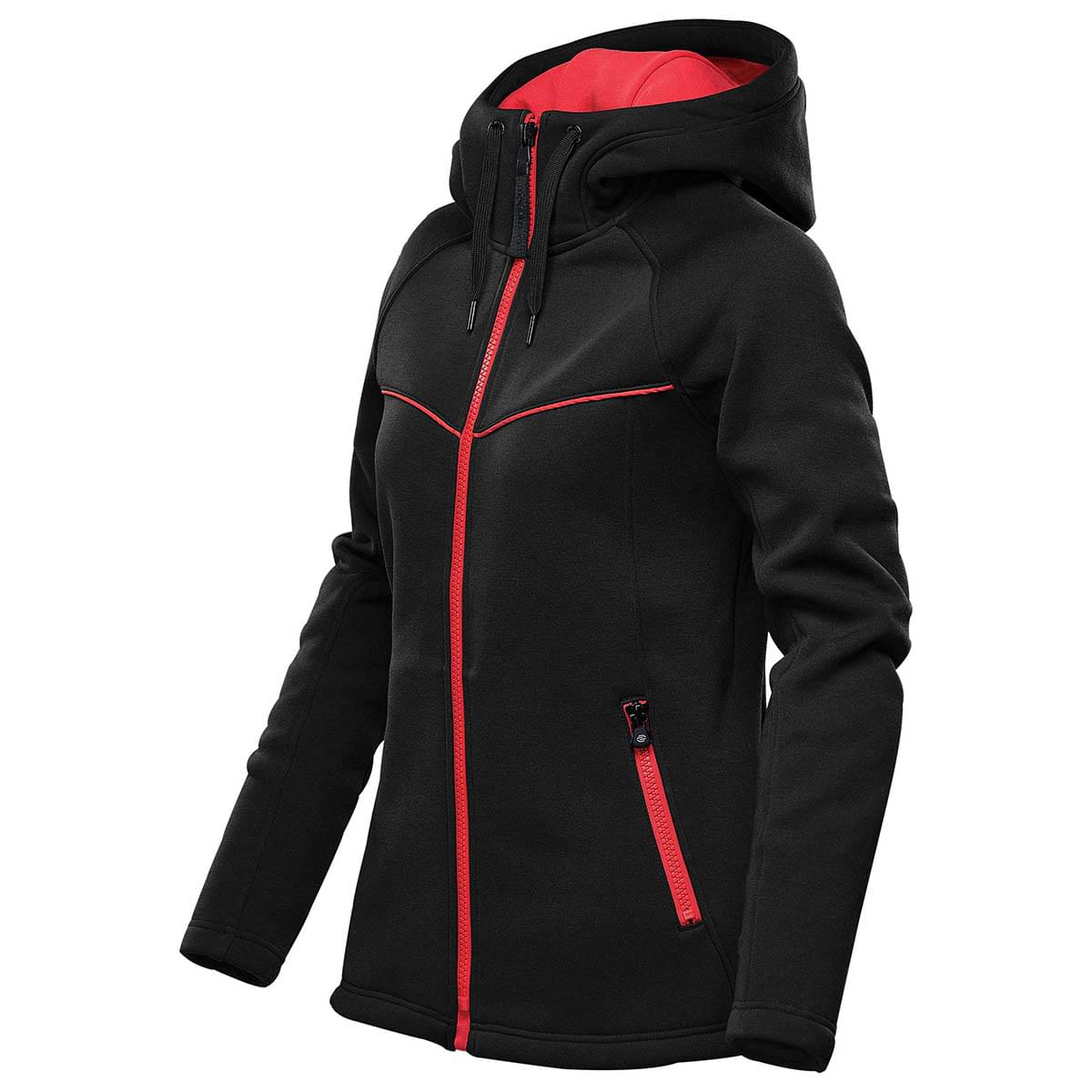 Stormtech Stormtech Women's Logan Performance Hoody - FH-3W BLACK- BRIGHT RED