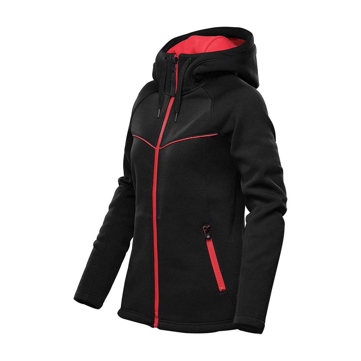 Stormtech Stormtech Women's Logan Performance Hoody - FH-3W BLACK- BRIGHT RED