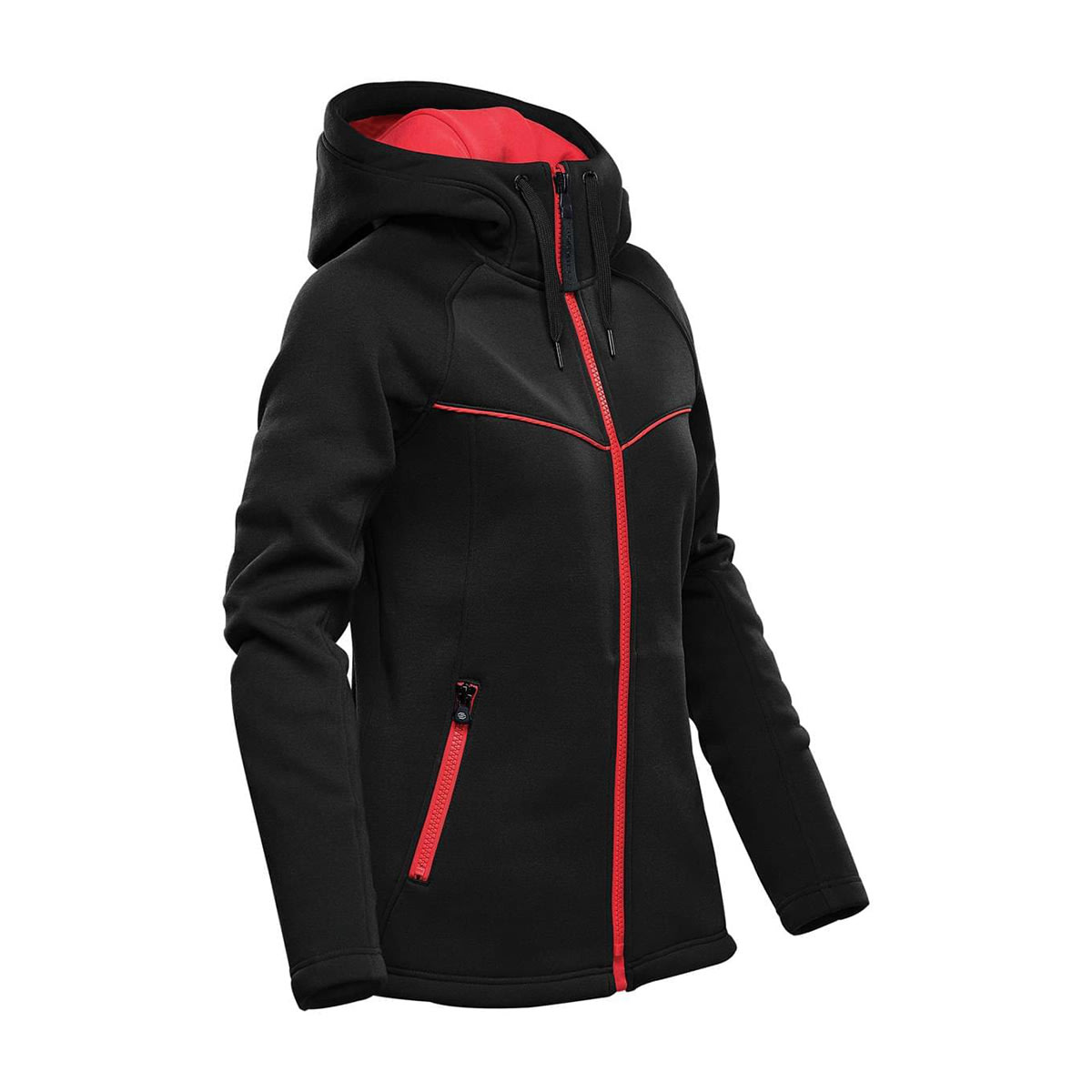 Stormtech Stormtech Women's Logan Performance Hoody - FH-3W BLACK- BRIGHT RED