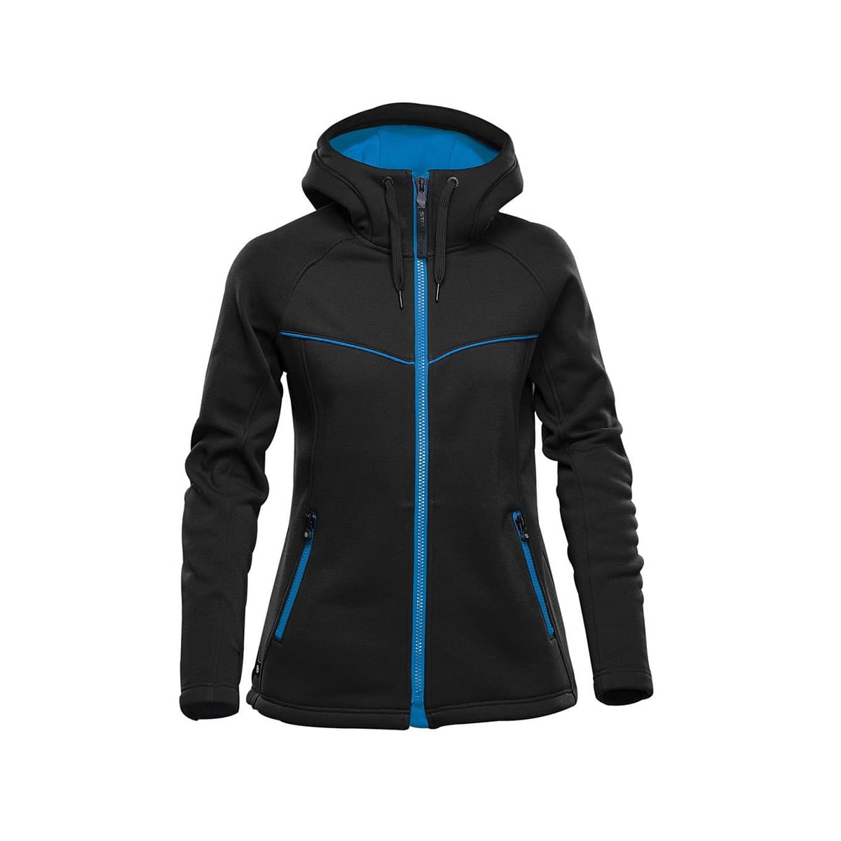 Stormtech Stormtech Women's Logan Performance Hoody - FH-3W BLACK- AZURE BLUE