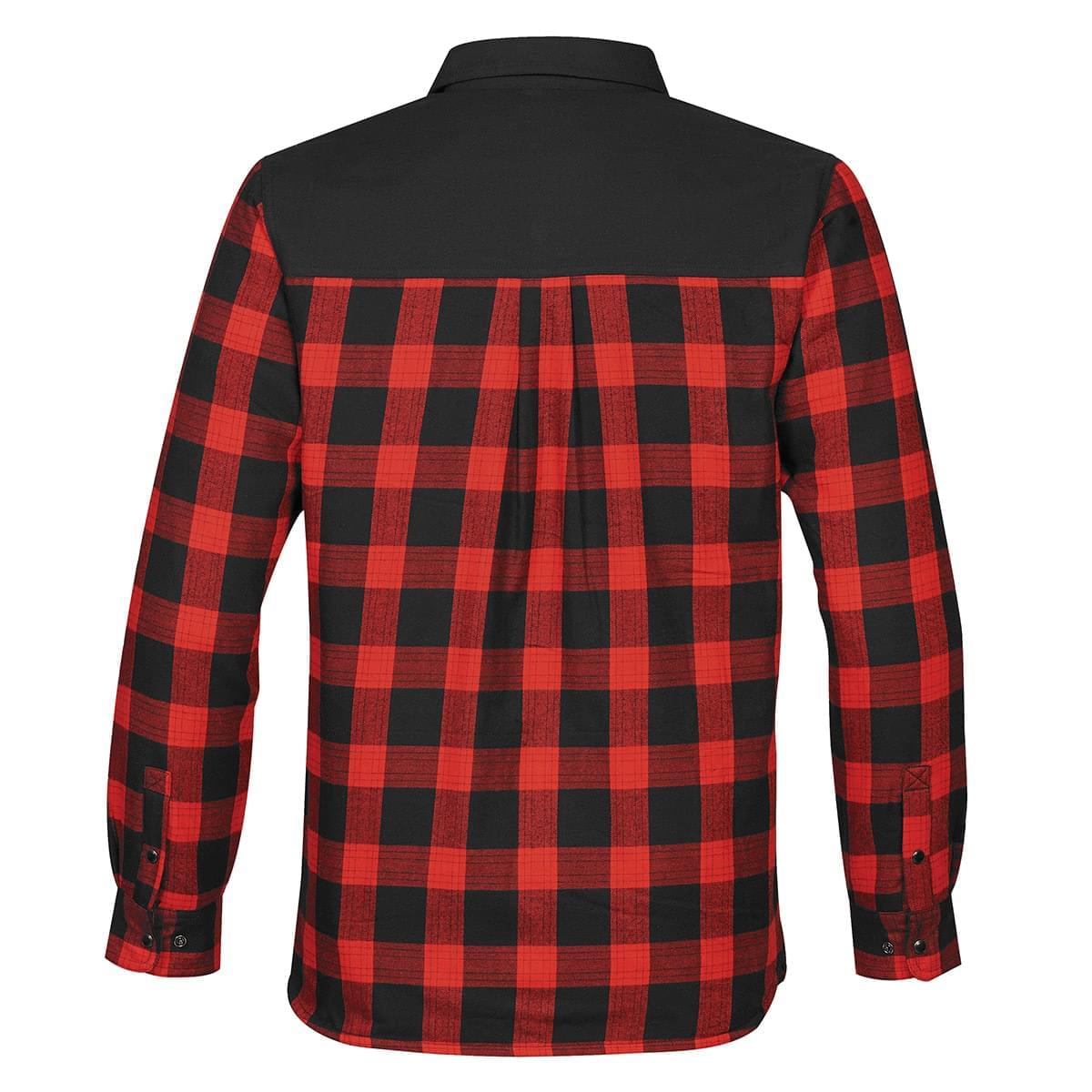 Stormtech Stormtech Men's Logan Thermal Long Sleeve Shirt - FLX-1 BLACK- RED PLAID