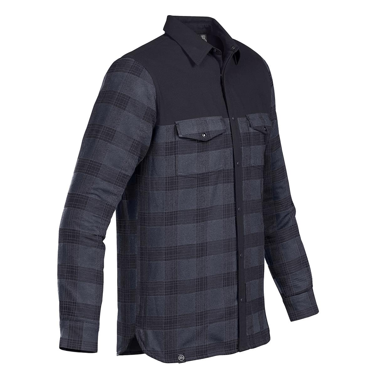 Stormtech Stormtech Men's Logan Thermal Long Sleeve Shirt - FLX-1 NAVY PLAID
