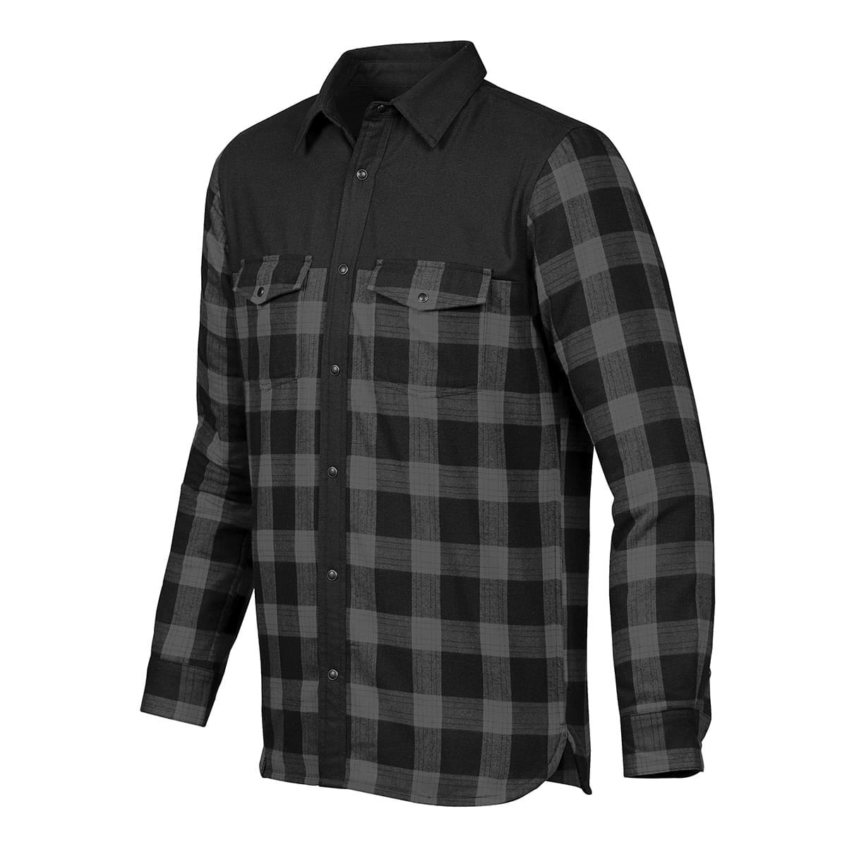 Stormtech Stormtech Men's Logan Thermal Long Sleeve Shirt - FLX-1 CARBON PLAID