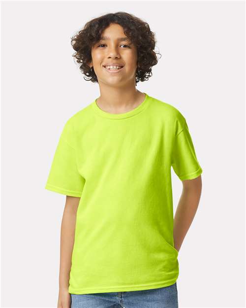 Gildan Youth Ultra Cotton® T-Shirt - 2000B - 2000BG Safety Green