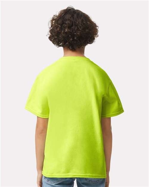 Gildan Youth Ultra Cotton® T-Shirt - 2000B - 2000BG Safety Green