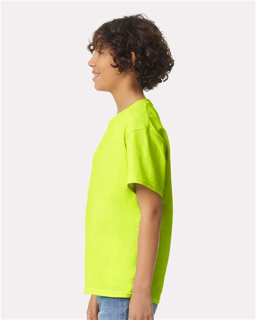 Gildan Youth Ultra Cotton® T-Shirt - 2000B - 2000BG Safety Green
