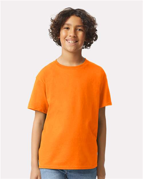 Gildan Youth Ultra Cotton® T-Shirt - 2000B - 2000BG Safety Orange