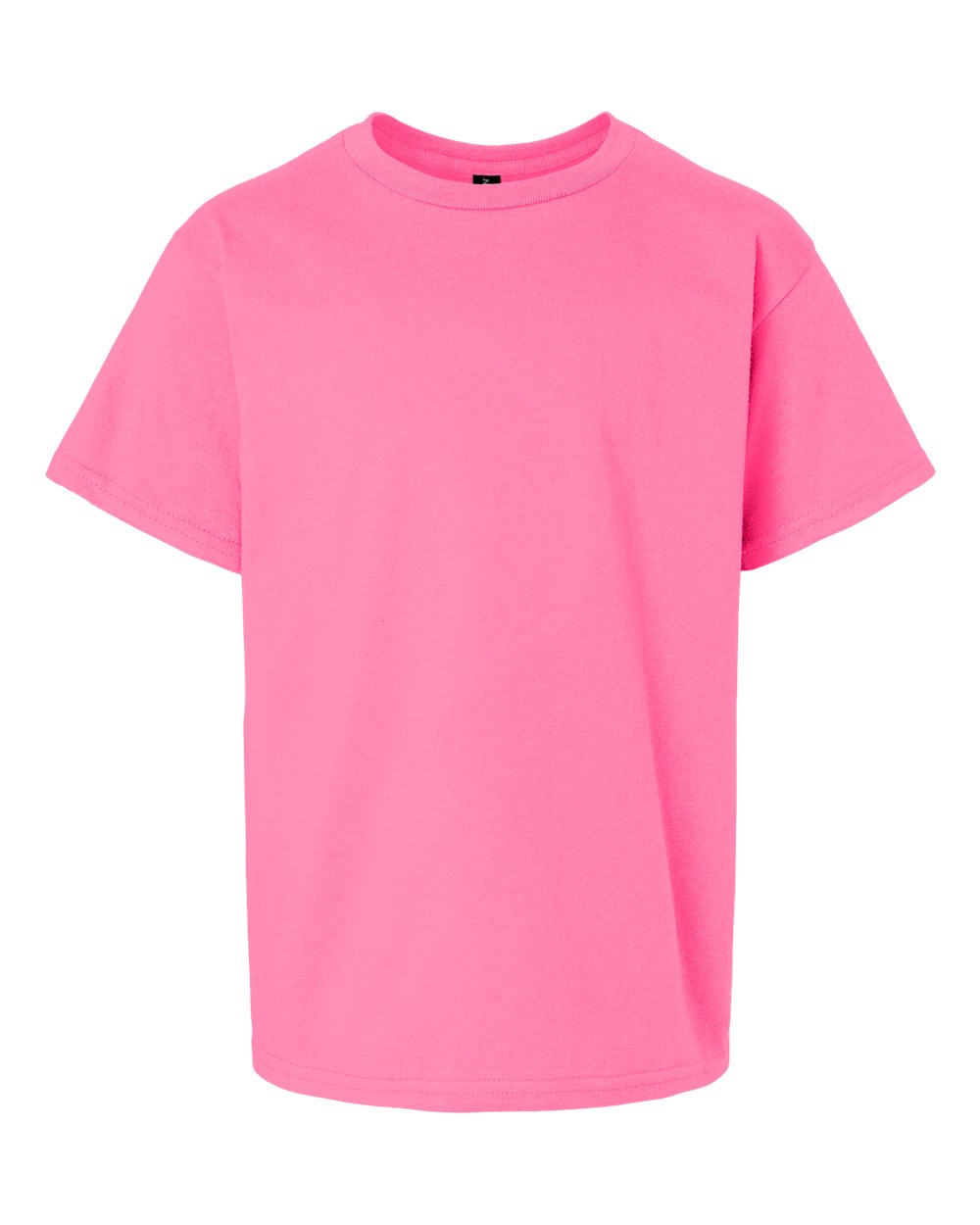 Gildan Youth Ultra Cotton® T-Shirt - 2000B - 2000BG Safety Pink