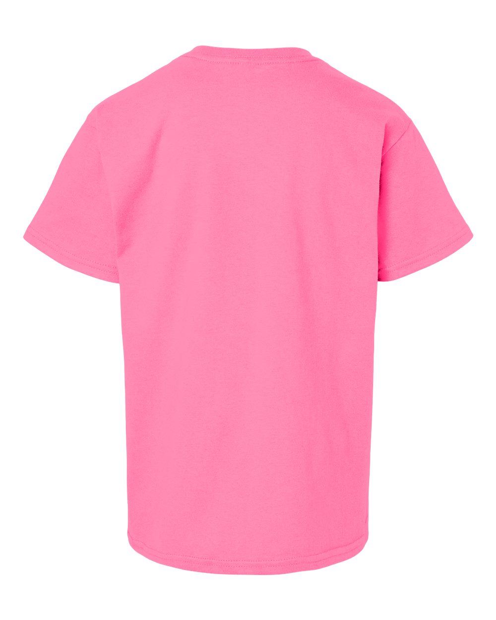 Gildan Youth Ultra Cotton® T-Shirt - 2000B - 2000BG Safety Pink