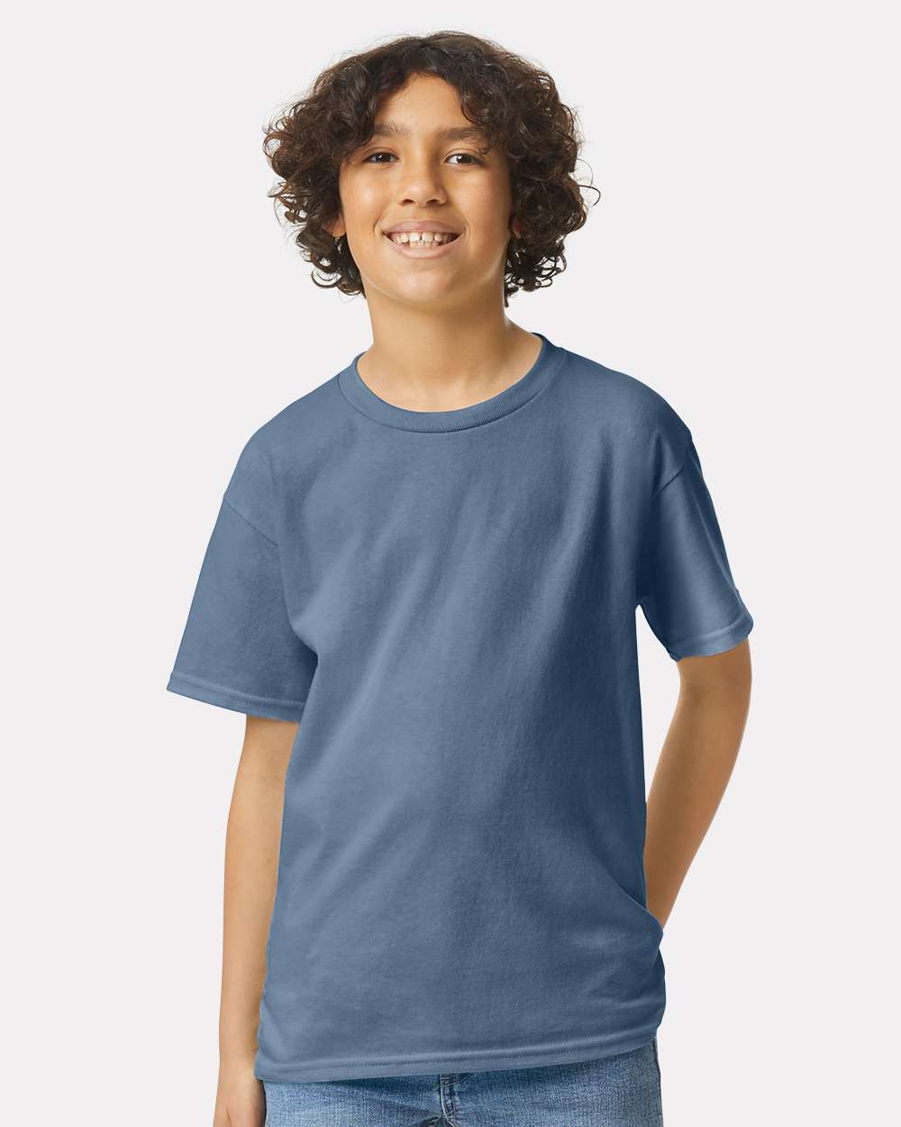 Gildan Youth Ultra Cotton® T-Shirt - 2000B - 2000BG Indigo Blue