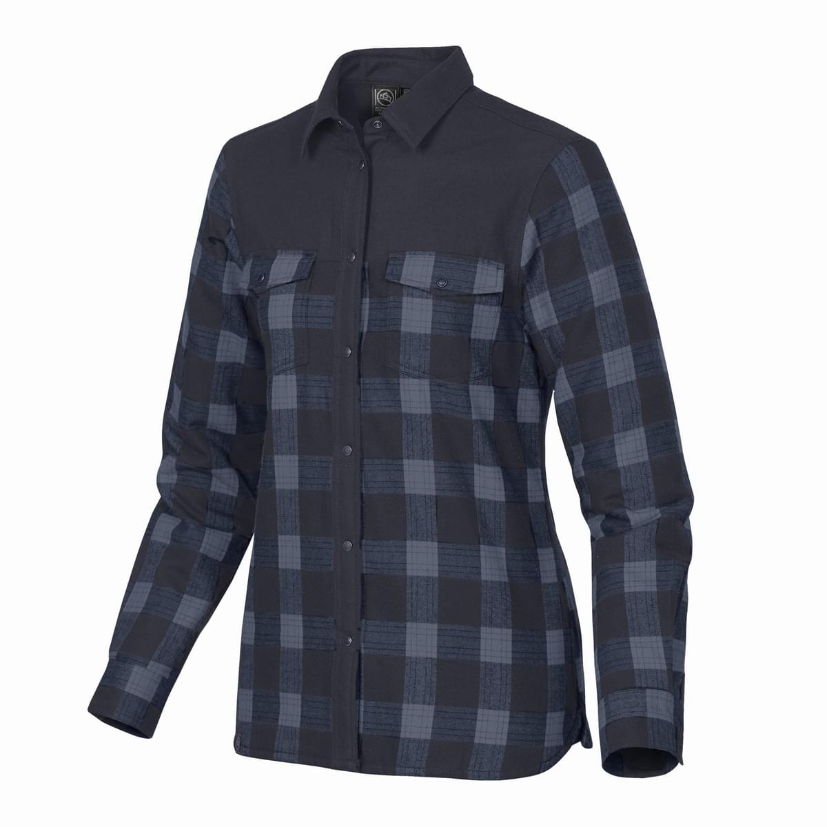 Stormtech Stormtech Women's Logan Thermal Long Sleeve Shirt - FLX-1W NAVY PLAID