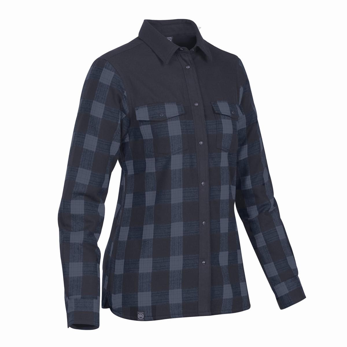 Stormtech Stormtech Women's Logan Thermal Long Sleeve Shirt - FLX-1W NAVY PLAID