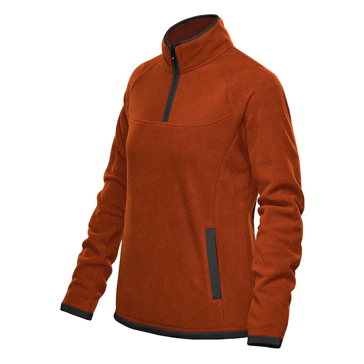 Stormtech Stormtech Women's Shasta Tech Fleece 1/4 Zip - FPL-1W BURNT ORANGE- GRAPHITE