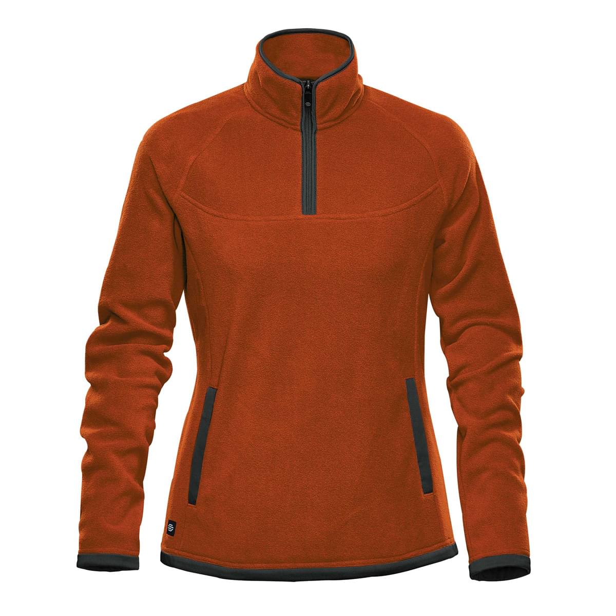 Stormtech Stormtech Women's Shasta Fleece 1/4 Zip Pullover - FPL-1W BURNT ORANGE- GRAPHITE