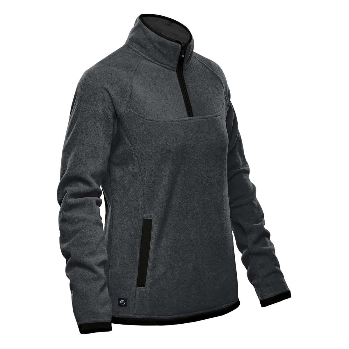 Stormtech Stormtech Women's Shasta Fleece 1/4 Zip Pullover - FPL-1W GRAPHITE- BLACK