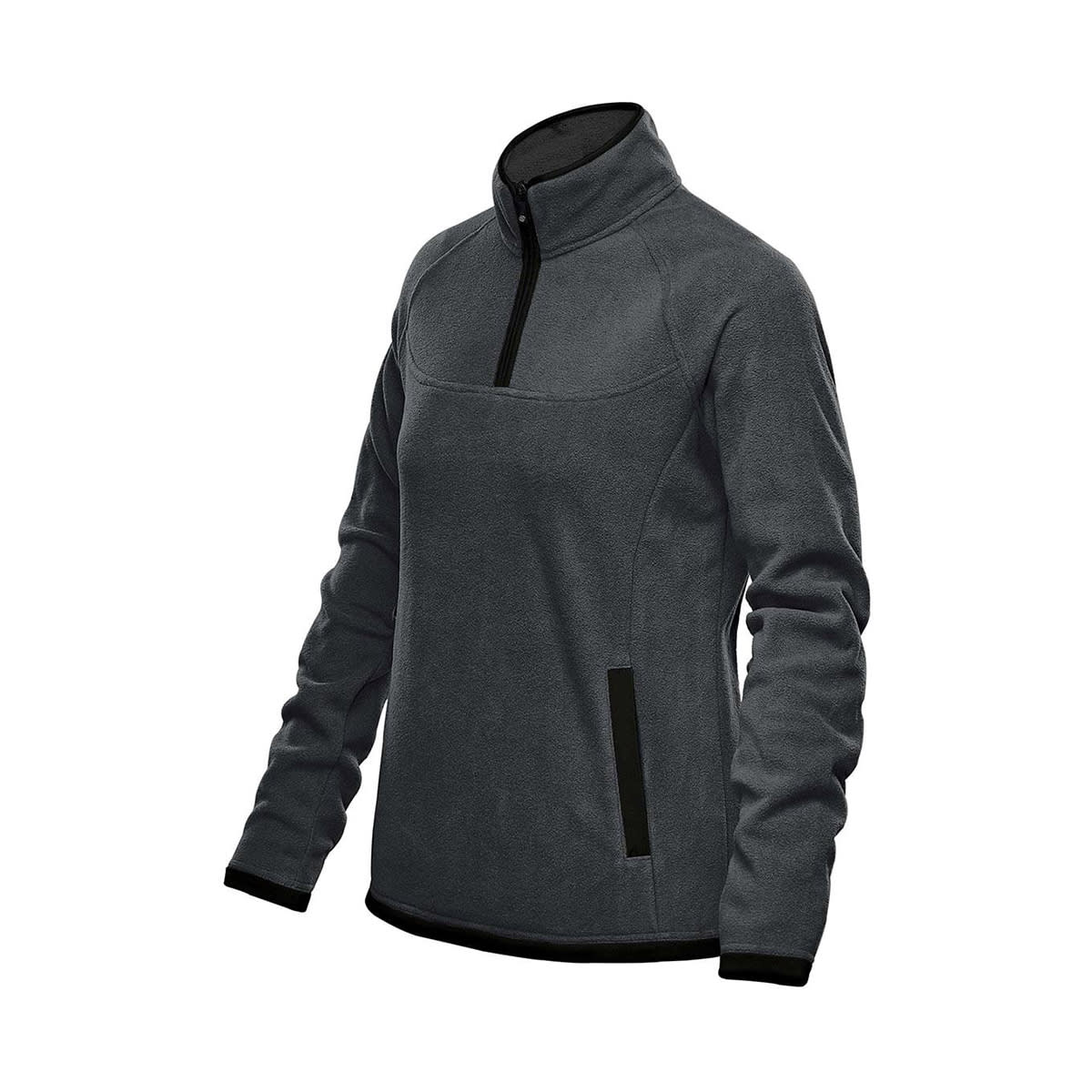 Stormtech Stormtech Women's Shasta Fleece 1/4 Zip Pullover - FPL-1W GRAPHITE- BLACK
