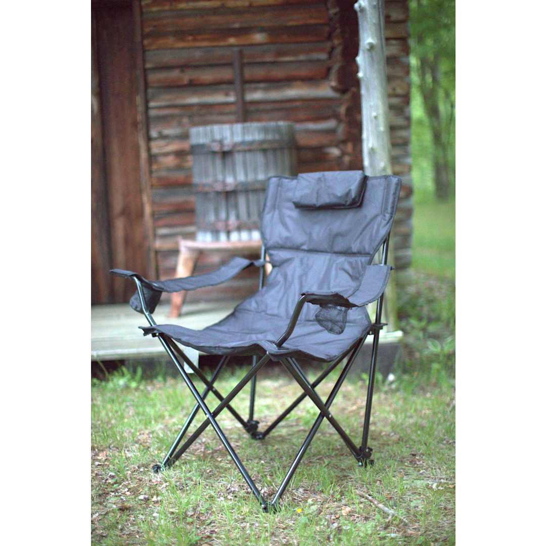 Premium Padded Reclining Chair (400lb Capacity) - 1070-87 Black